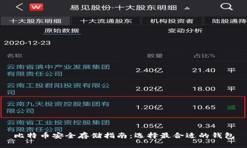 比特币安全存储指南：选择最合适的钱包